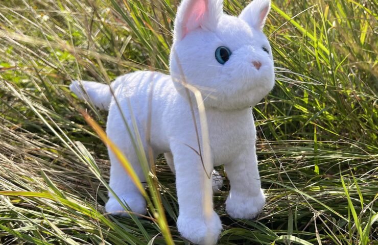 Wumi - Fimico's posable plush toy, waiting to be hugged.