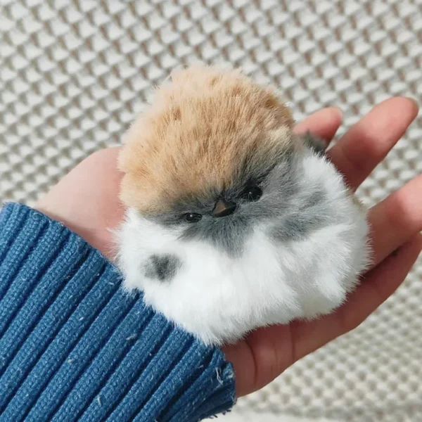 Handmade Chenille Stem Fluffy Bird Plush - Pippie Bird