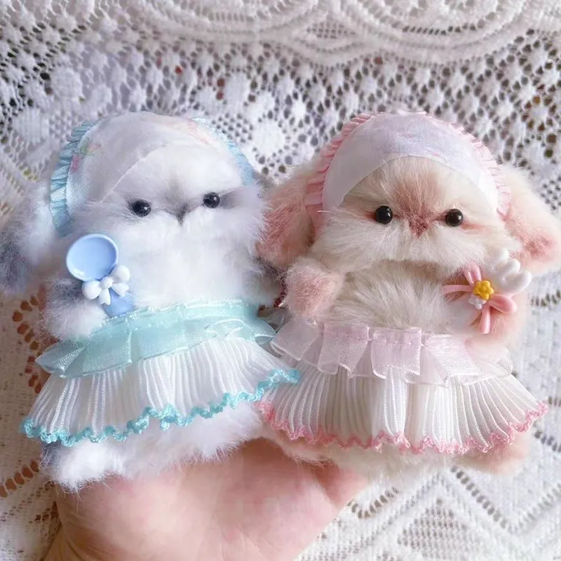 Handmade Chenille Stem Housework Rabbit Plush - Bunnie Rabbit