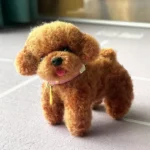Handmade Wool Chenille Stem Miniature Poodle Plush - Dodo Dog