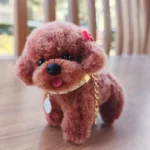 Handmade Wool Chenille Stem Miniature Poodle Plush - Dodo Dog