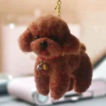 Handmade Wool Chenille Stem Miniature Poodle Plush - Dodo Dog
