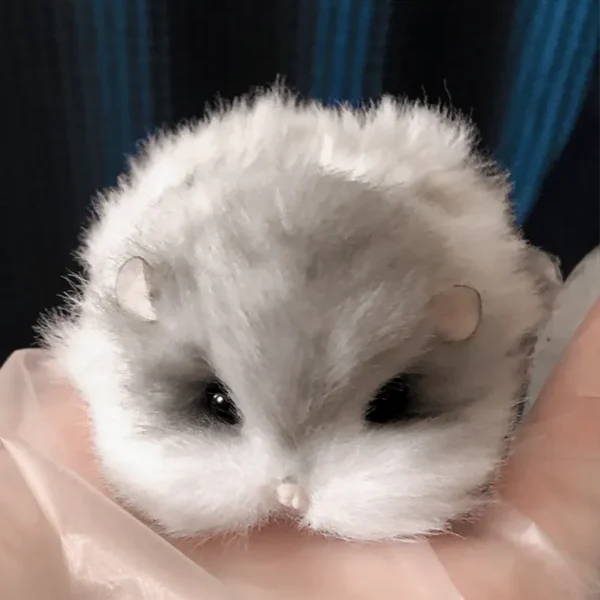 Handmade Chenille Stem Pancake Hamster Plush - Hamie Hamster