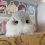 Handmade Chenille Stem Pancake Hamster Plush - Hamie Hamster