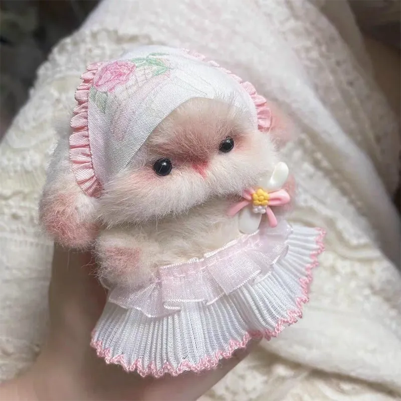 Handmade Chenille Stem Housework Rabbit Plush - Bunnie Rabbit