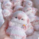 Handmade Chenille Stem Housework Rabbit Plush - Bunnie Rabbit