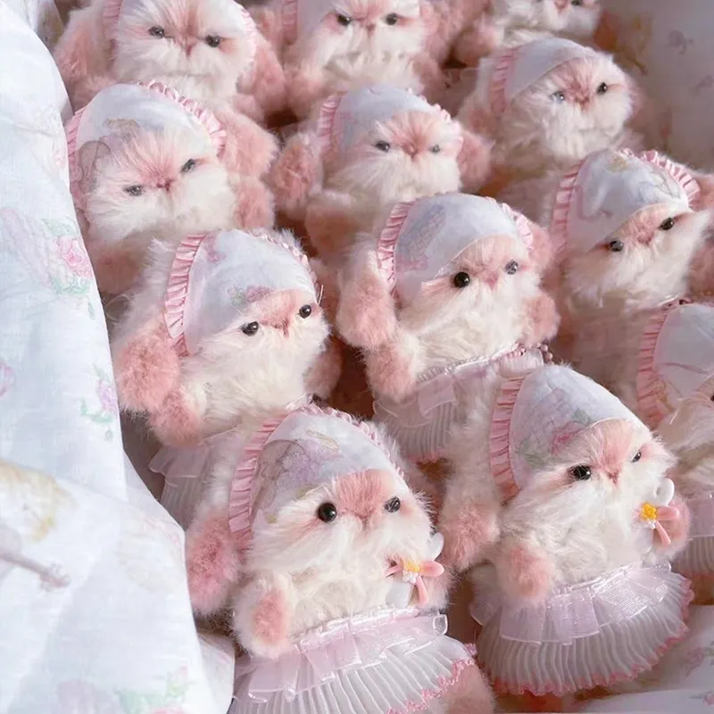 Handmade Chenille Stem Housework Rabbit Plush - Bunnie Rabbit