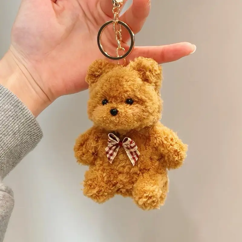 Handmade Chenille Stem Bowtie Bear Plush - Tedd Teddy Bear