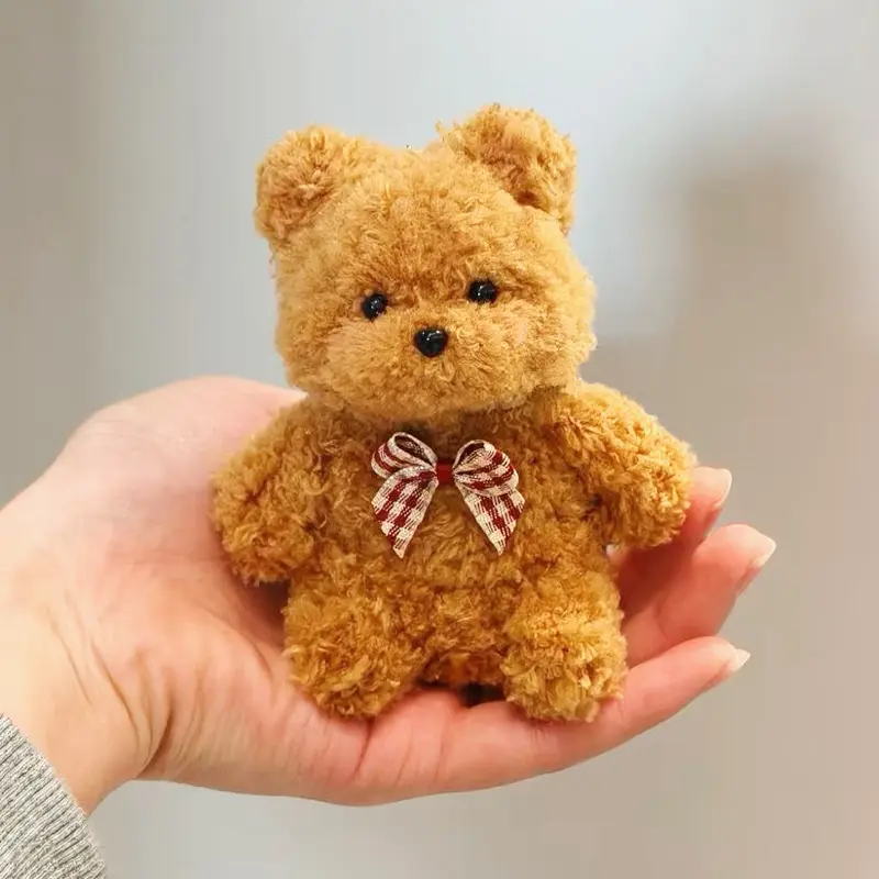 Handmade Chenille Stem Bowtie Bear Plush - Tedd Teddy Bear