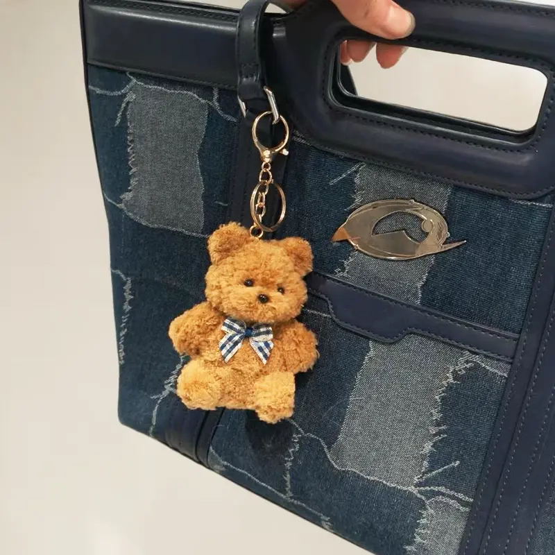 Handmade Chenille Stem Bowtie Bear Plush - Tedd Teddy Bear