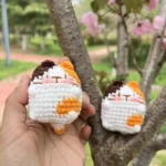 Handmade Crochet Calico Cat Miniature Kitten