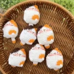 Handmade Crochet Calico Cat Miniature Kitten