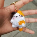 Handmade Crochet Calico Cat Miniature Kitten