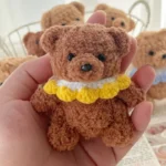 Handmade Crochet Collar Teddy Bear