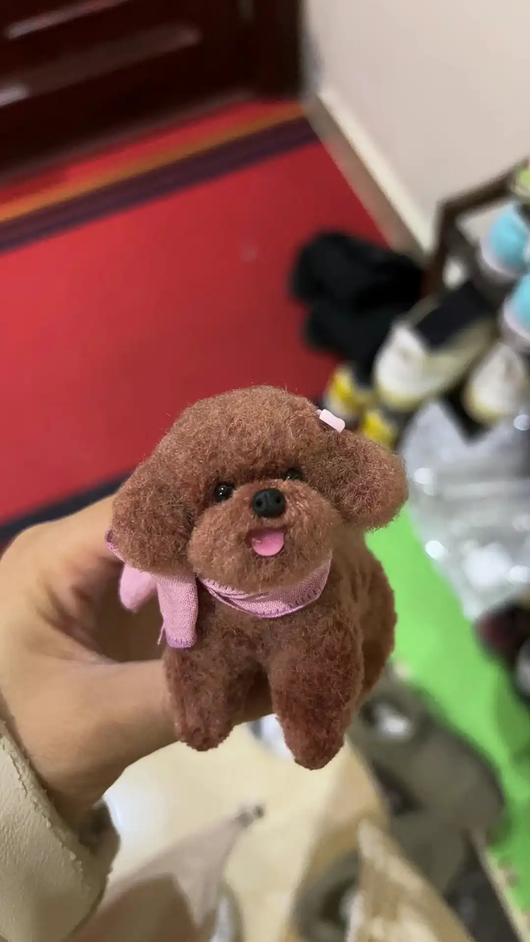 Handmade Wool Chenille Stem Miniature Poodle Plush - Dodo Dog photo review