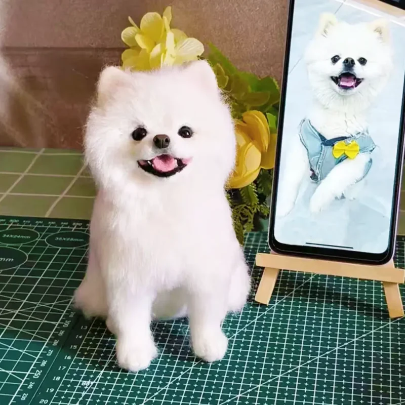 Custom Pet Clone Wool Felt Stuffed Animal Service