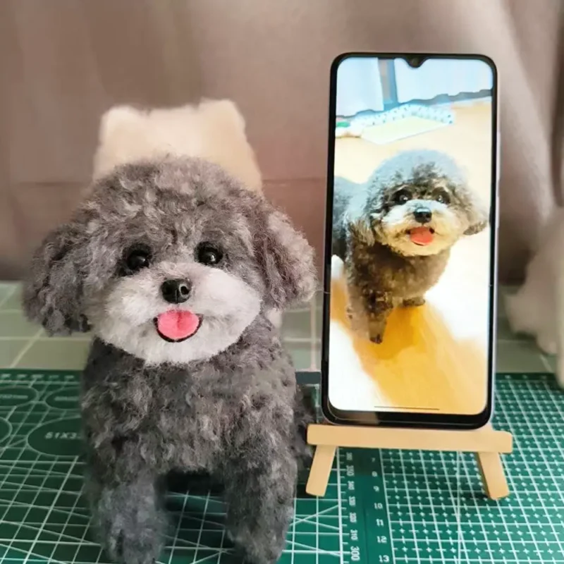 Custom Pet Clone Wool Felt Stuffed Animal Service