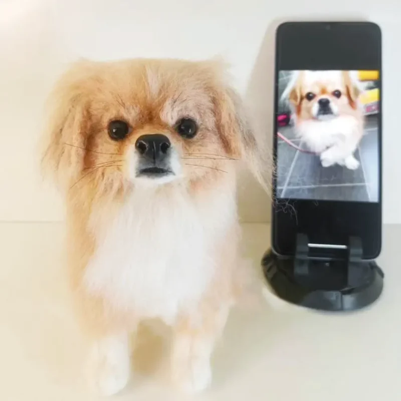 Custom Pet Clone Wool Felt Stuffed Animal Service