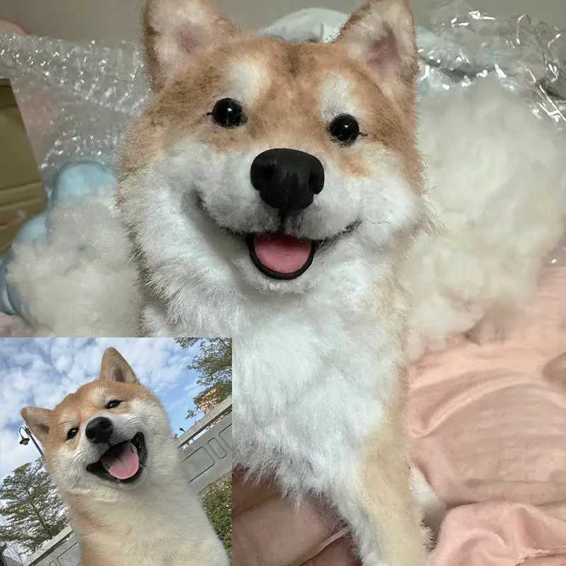 Custom Miniature Pet Clone Chenille Stem Stuffed Animal Service