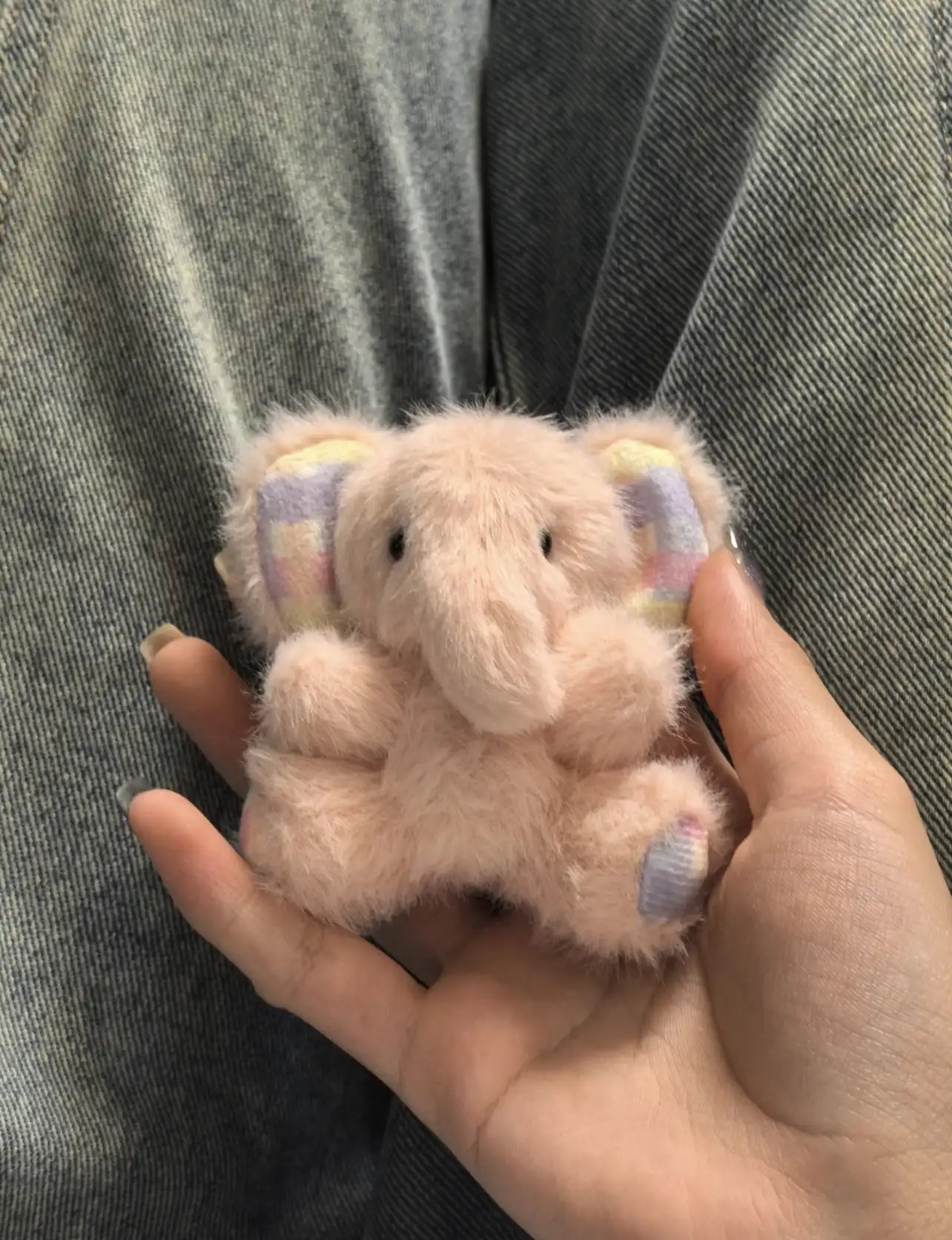 Handmade Fluffy Stuffed Little Elephant Plush - Elma Elephant photo review