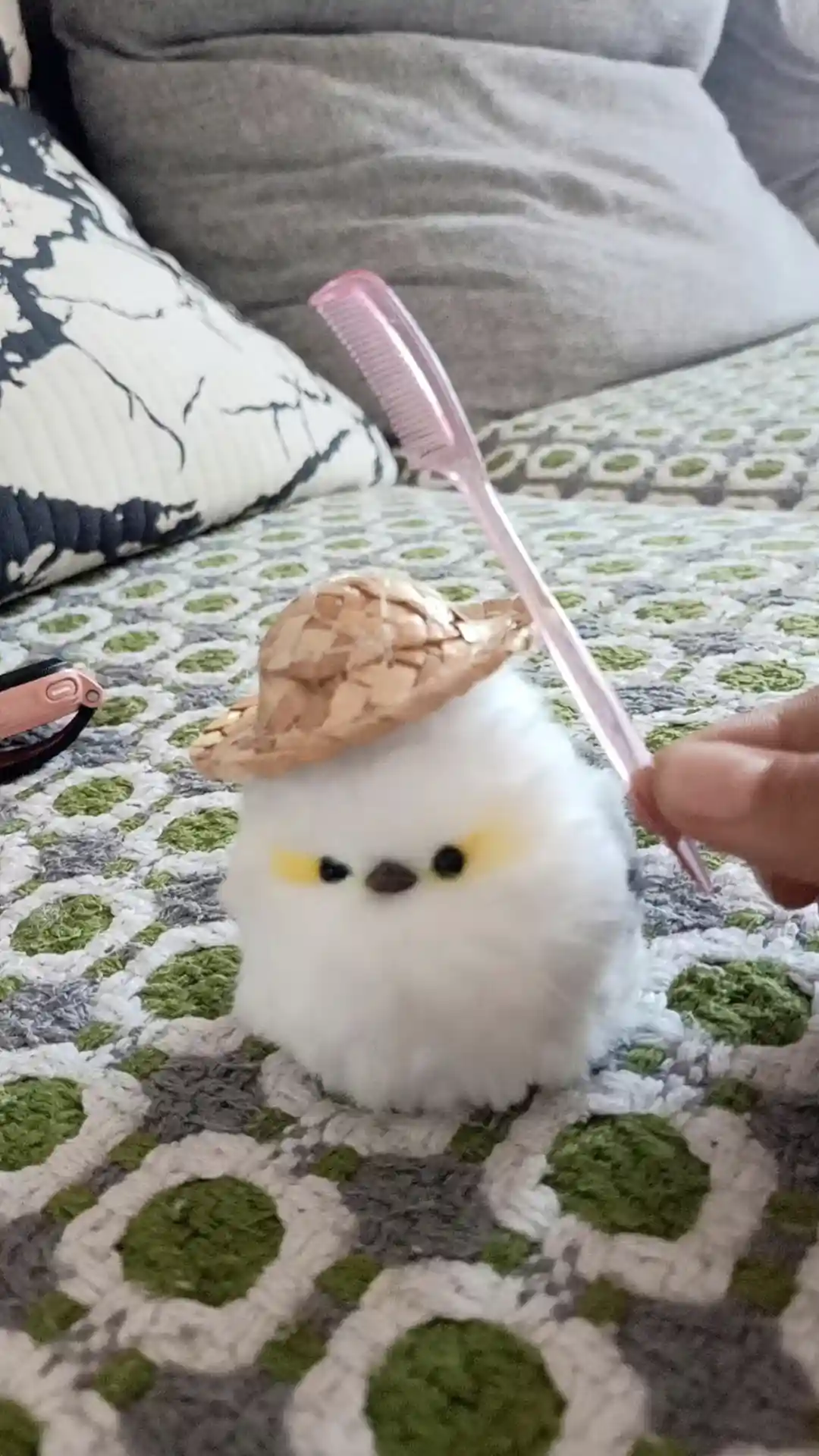 Handmade Fluffy Bird Plush - Pippie Bird photo review