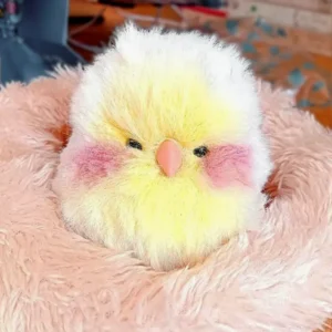 Handmade Chenille Stem Fluffy Parrot Plush - Frumi Parrot