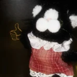 Handmade Chenille Stem Miniature Kitten Plush Figurine