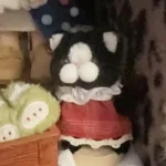 Handmade Chenille Stem Miniature Kitten Plush Figurine