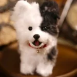 Handmade Miniature Border Collie Plush - Yimo Dog