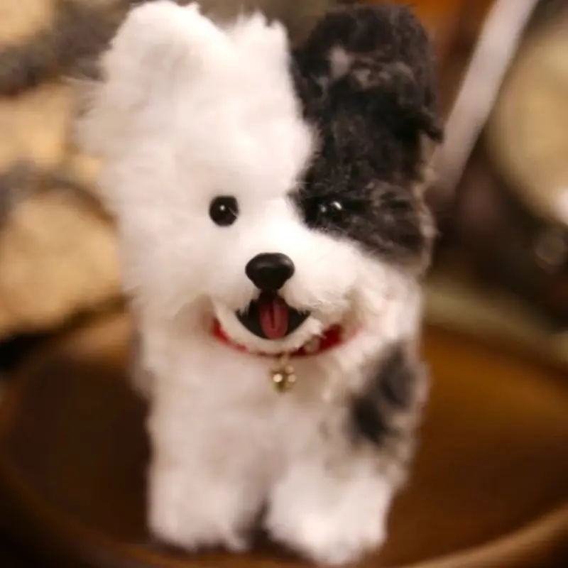 Handmade Miniature Border Collie Plush - Yimo Dog