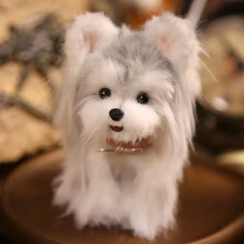 Handmade Mini Schnauzer Plush - Anka Dog