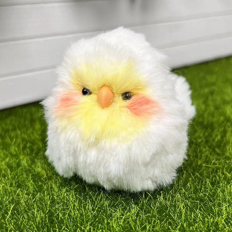Peluche hecho a mano de loro esponjoso - Frumi Parrot