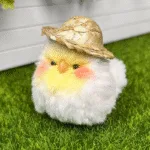 Peluche hecho a mano de loro esponjoso - Frumi Parrot