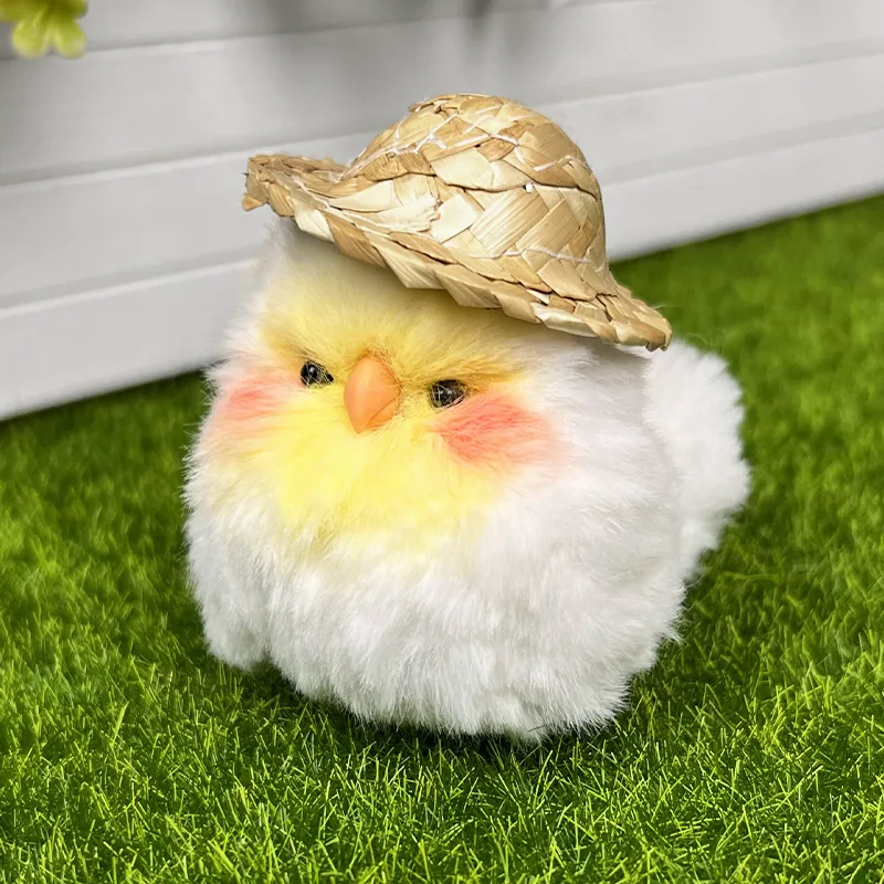 Peluche hecho a mano de loro esponjoso - Frumi Parrot