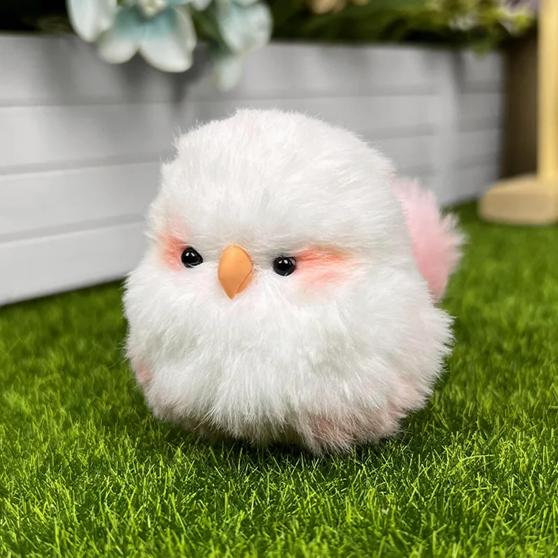 Peluche hecho a mano de loro esponjoso - Frumi Parrot