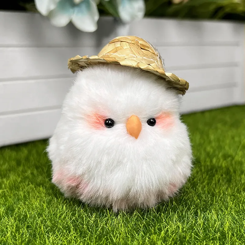 Peluche hecho a mano de loro esponjoso - Frumi Parrot