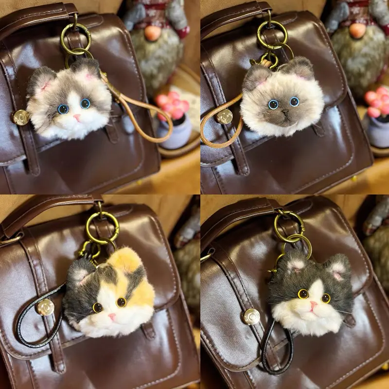 Handmade Kitten Head Companion Charm