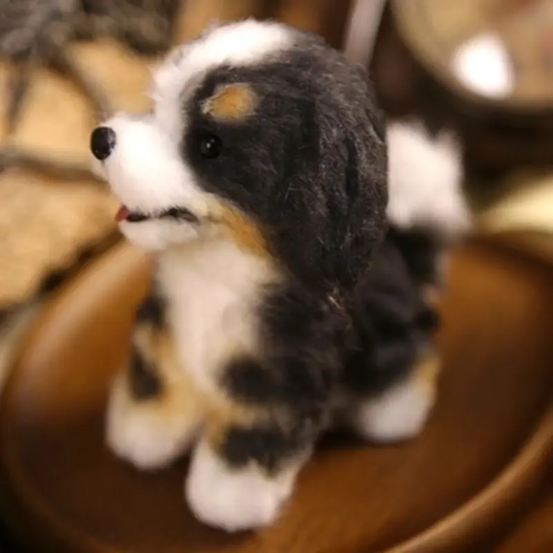 Peluche mini bouvier bernois faite main - Bonal Dog