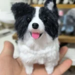 Handmade Mini Border Collie Plush - Boco Dog
