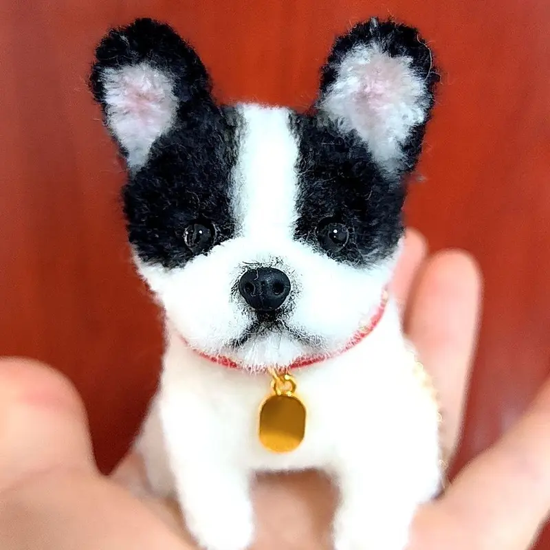 Handmade Mini French Bulldog Plush - Rouie Dog