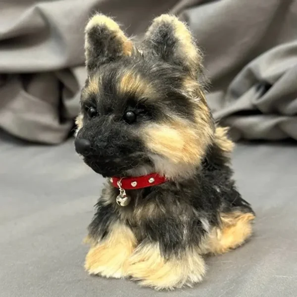 Handmade Mini German Shepherd Plush - Brom Dog