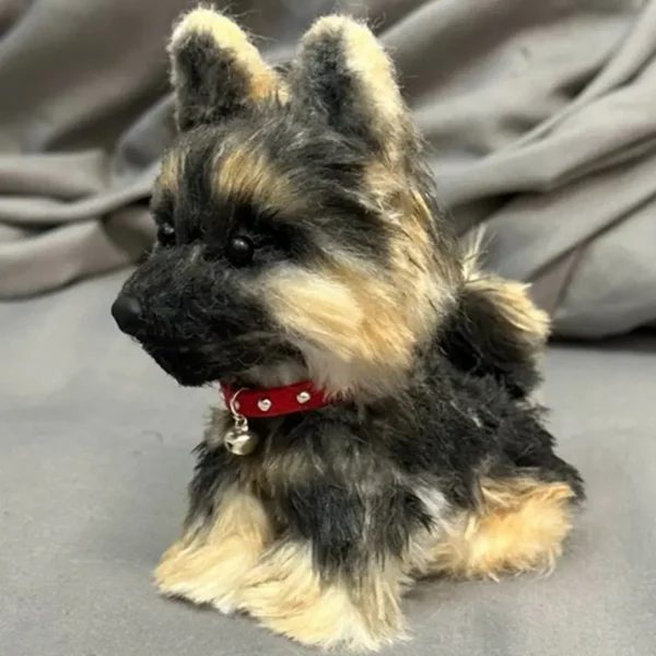 Handmade Mini German Shepherd Plush - Brom Dog