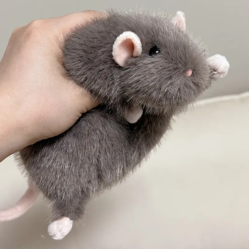 Handmade Round Mouse Plush - Wal Mouse