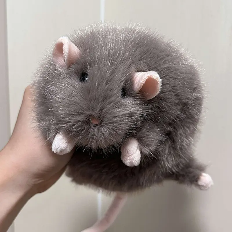 Handmade Round Mouse Plush - Wal Mouse