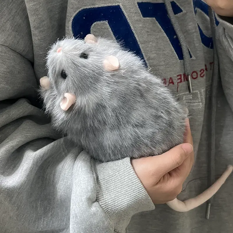 Handmade Round Mouse Plush - Wal Mouse