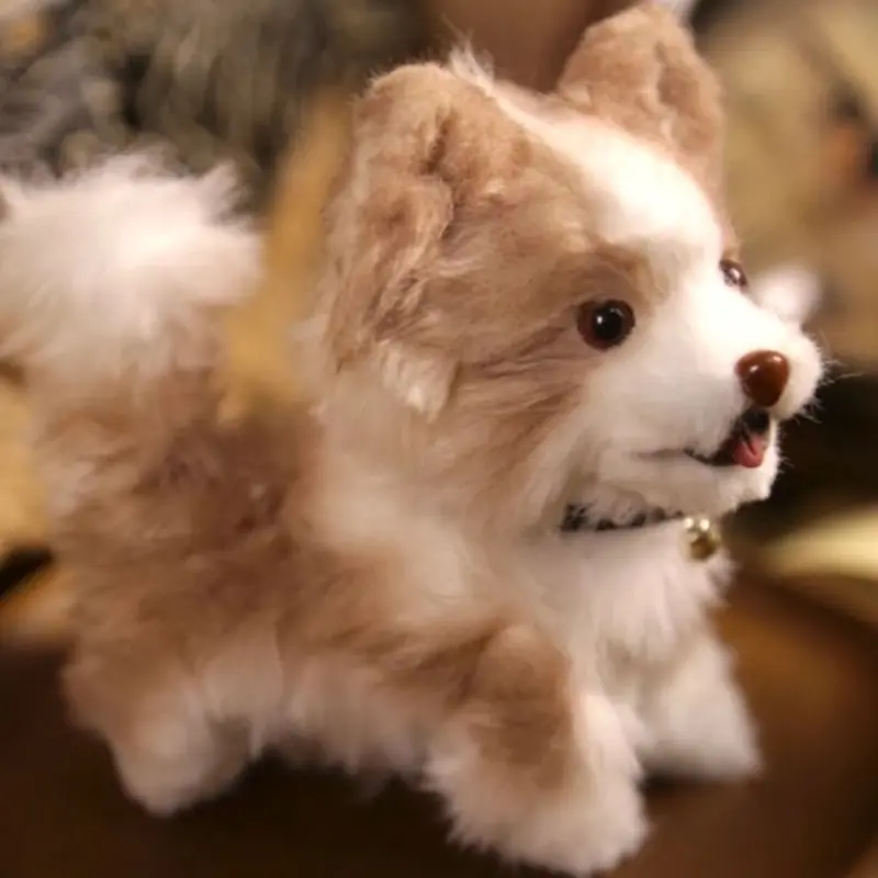 Handmade Miniature Border Collie Plush - Yimo Dog