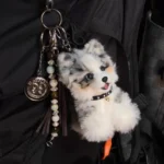 Handmade Mini Border Collie Companion Charm - Royi Dog