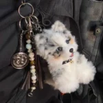 Handmade Mini Border Collie Companion Charm - Royi Dog