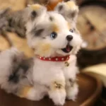 Handmade Miniature Border Collie Plush - Yimo Dog