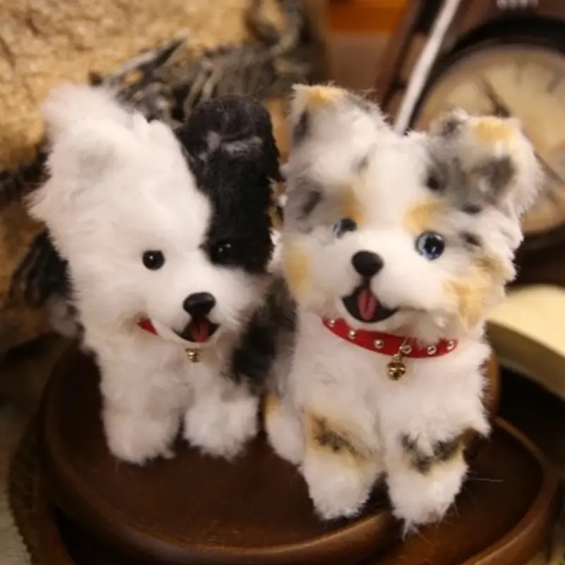 Handmade Miniature Border Collie Plush - Yimo Dog